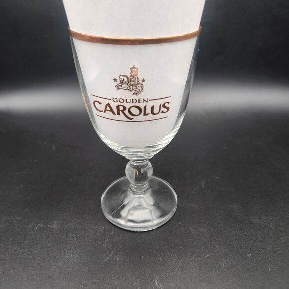Gouden Carolus Beer Glass Gold Rim Germany German Ritzenhoff Glass 0,25L 0.25L - Picture 1 of 6